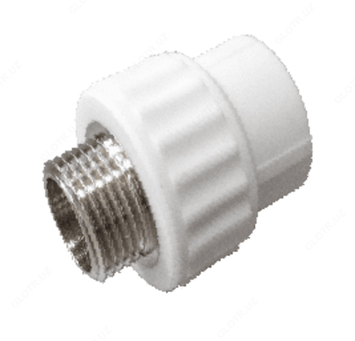 Муфта переходная с наружной резьбой 20 x 3/4 (100/25) (Valfex)